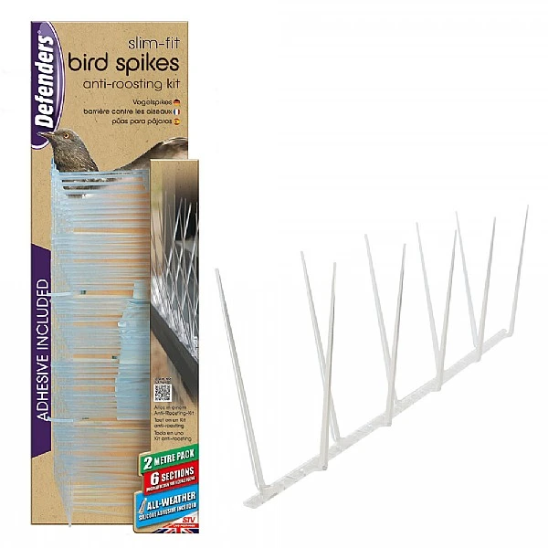 Defenders Slim Fit Bird Spikes (2m Pack) 1 Defenders Slim Fit Bird Spikes (2m Pack)