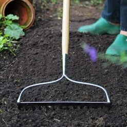 Kent & Stowe Stainless Steel Long Handled Soil Rake -Garden Care Store 1031059 2