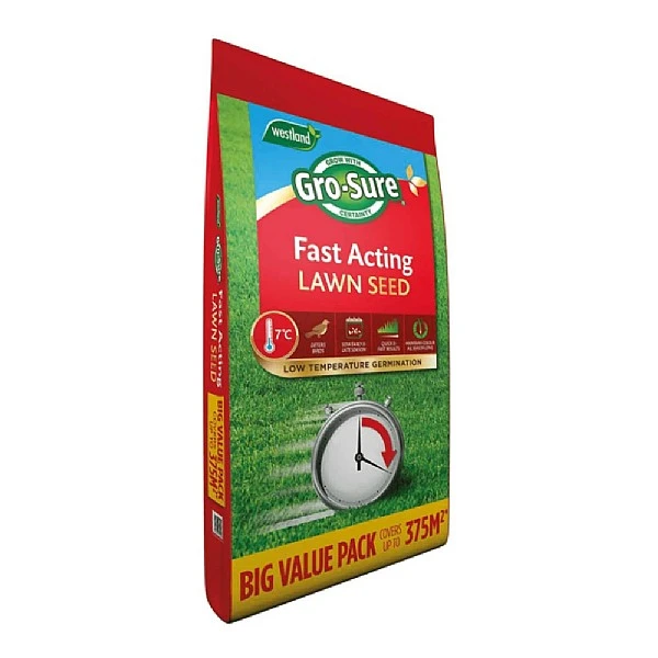 Westland Gro-sure Fast Acting Lawn Seed 375m2 1 Westland Gro-sure Fast Acting Lawn Seed 375m2