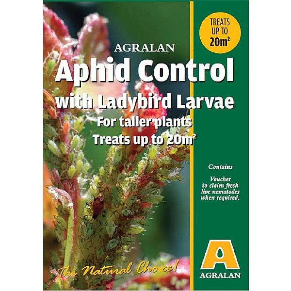 Agralan Aphid Control With Ladybird Larvae, Nematodes & Voucher 1 Agralan Aphid Control With Ladybird Larvae, Nematodes & Voucher