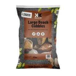 Premium Large Beach Cobbles Large Bag -Garden Care Store 574468 2