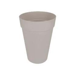 Elho Loft Urban Round High Planter 42cm Warm Grey -Garden Care Store 933195 3