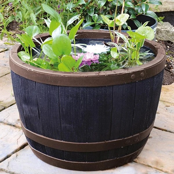 Blenheim Half Barrel Planter 40cm Copper 1 Blenheim Half Barrel Planter 40cm Copper