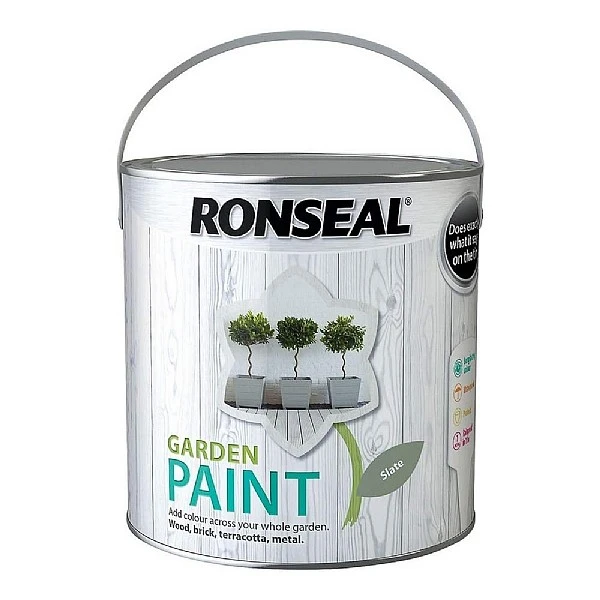 Ronseal Garden Paint Slate 2.5L 1 Ronseal Garden Paint Slate 2.5L